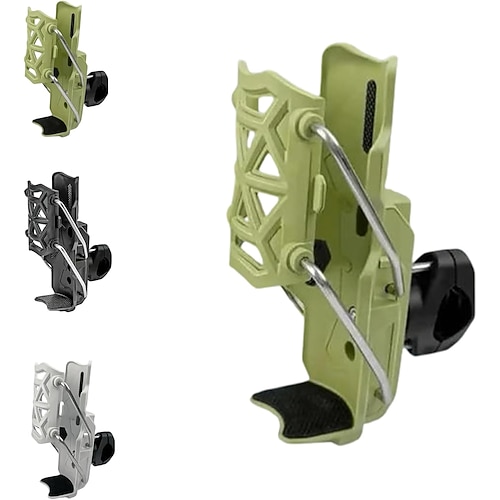 selbsteinstellender Getränkehalter, 360 Grad drehbar, automatische Verriegelung, selbsteinstellender Getränkehalter fürs Auto, universeller Wasserflaschenhalter für Fahrräder und Motorräder, Image