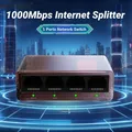 Switch Gigabit 5 porte Switcher di rete 100/1000Mbps Hub LAN RJ45 Ethernet Adattatore Internet di rete intelligente stabile da 1000Mbps