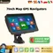 Podofo Europa Navigazione GPS per auto Touch screen da 7 pollici Navigatore GPS per camion Parasole Sat Nav 256M + 8G Mappa Navigatori GPS