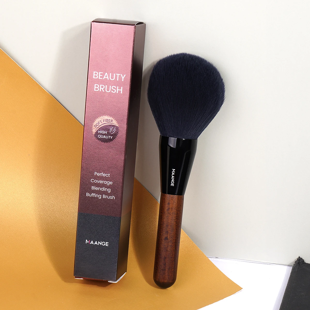 MAANGE Make-up-Pinsel, professioneller Puderpinsel, große, weiche, dichte Borsten, Rouge, Mischung, Kosmetik-Make-up-Pinsel, Werkzeug für Schönheit