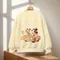 Abbigliamento per bambini Abbigliamento girocollo giallo Disney Topolino Plutone Stampa Abbigliamento per bambini Viaggio Pesca Temi spaziali Abbigliamento casual per bambini