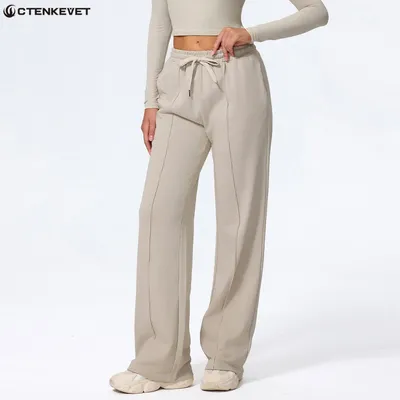 Winter Warm Fall Women Yoga Long Pants Gym Workout BaggySweatpants Female High Waist Tracksuit Bottoms Woman Drawstring Joggers