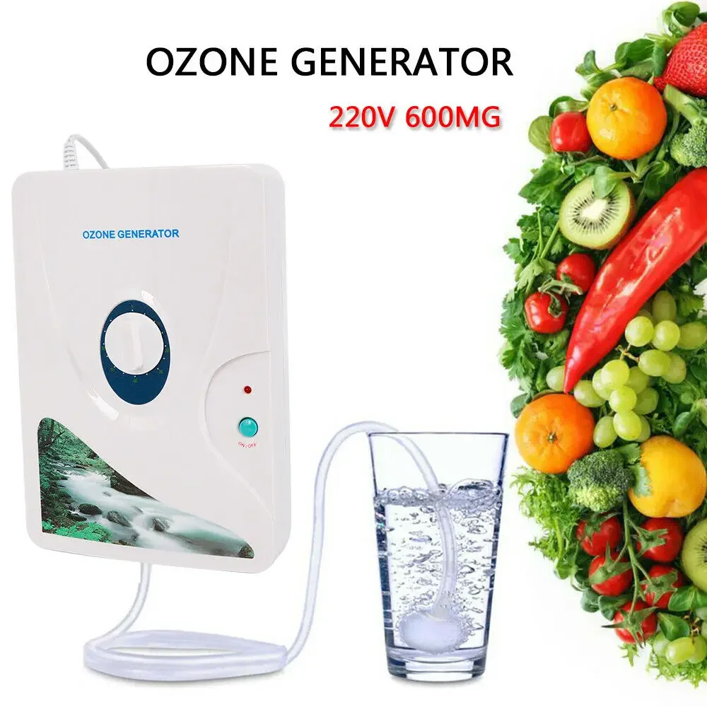 Professioneller Ozongenerator, Ozongenerator, mit Timer, EU-Stecker, Luftrohr, 220 V, 600 mg/h Ozonreinigungsmaschine Image
