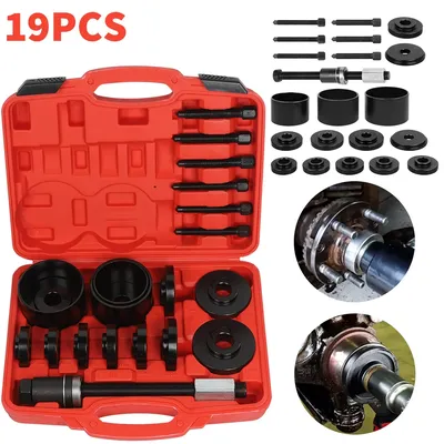 19pc Car Front Wheel Bearing Disassembly&Installation Tool Set Auto Front Wheel Repair tools Front Wheel Bearing Repair Set