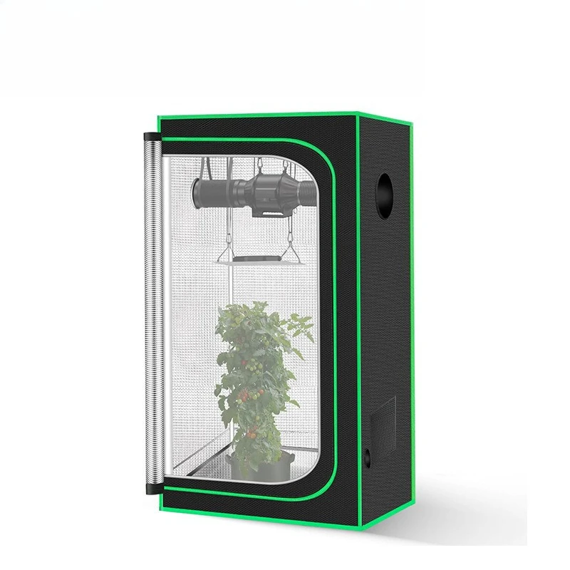 Europäische und amerikanische grenzüberschreitende Versorgung Zimmerpflanzenzelt Gewächshaus 120 * 120 * 200 Blumen-Ernte-Sämlings-Pflanzzelt Image