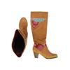 Desigual Damen Stiefel, Gr. 36, braun, Leder