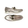Caprice Damen Halbschuh, Gr. 39, gold, Leder