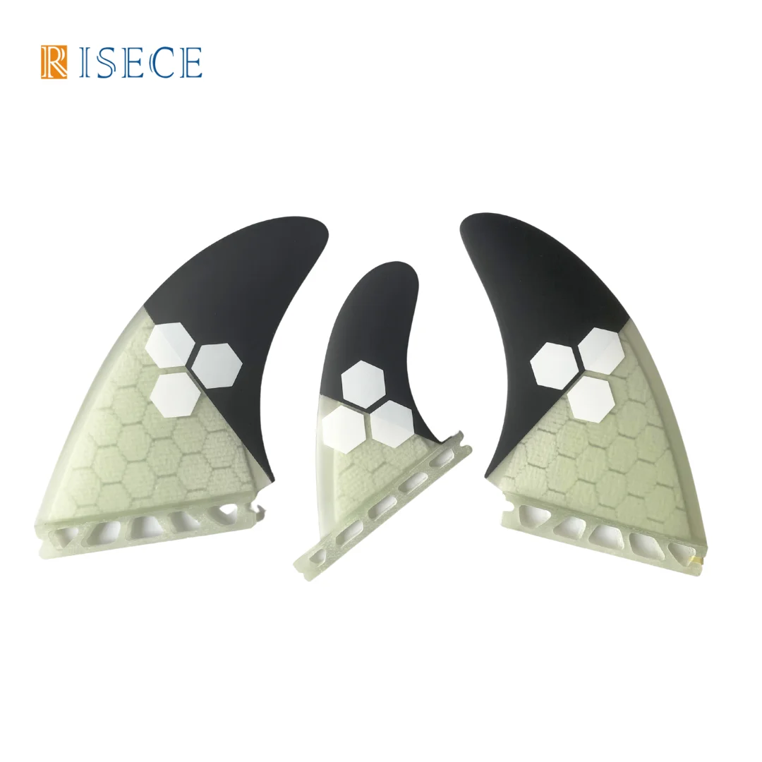 Performance Surf AMT Twin + 1 Surfboard Fin Big Core Honeycomb Tri Fin Set Quilhas surf fins