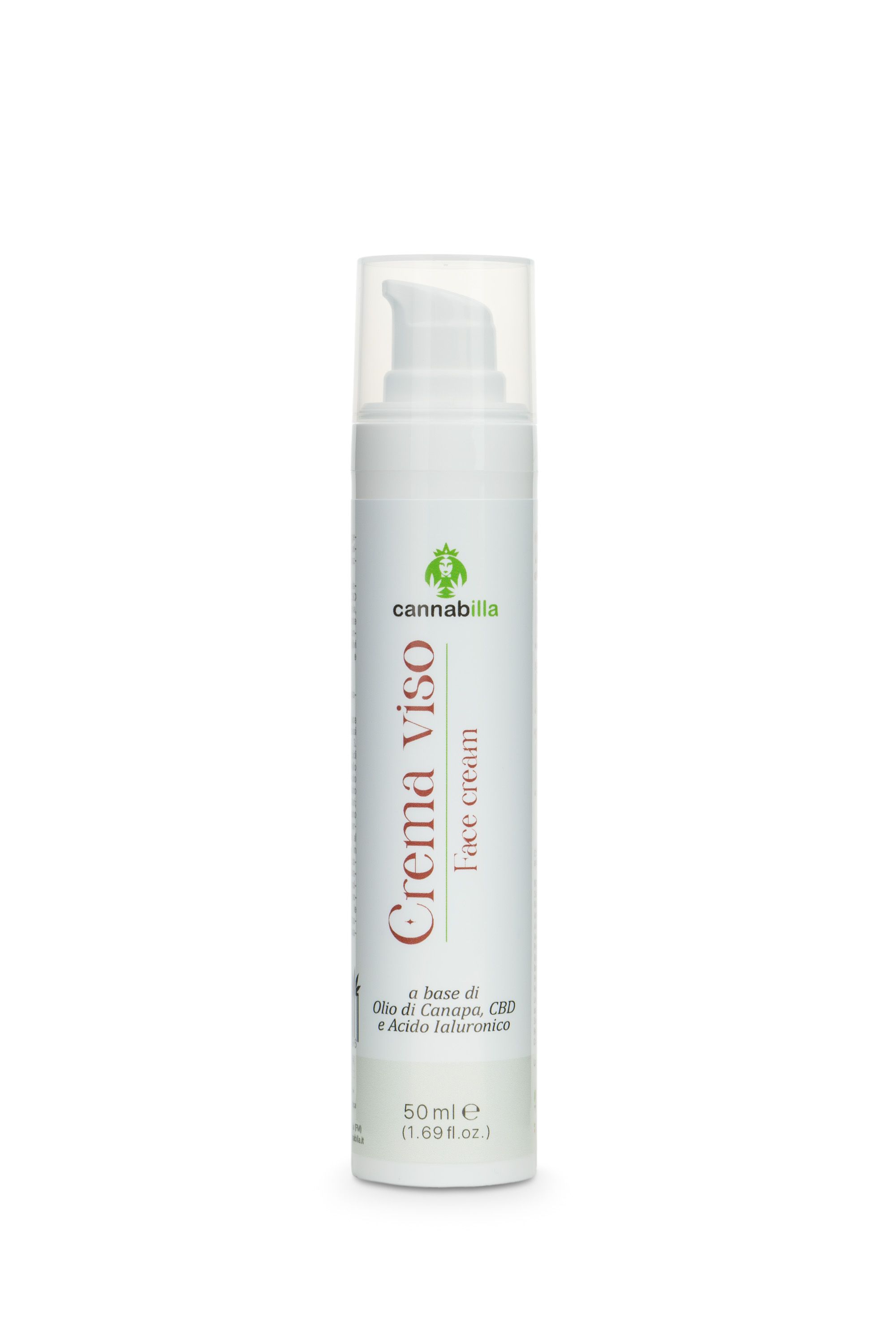 Cannabilla - Crema Viso alla Canapa 50 ml idratante