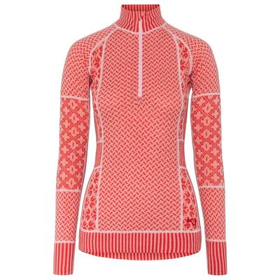 Kari Traa - Women's Smekker Half-Zip - Merinounterwäsche Gr M rot Image