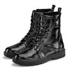 Stiefelette LASCANA, Damen, Gr. 44, schwarz, Obermaterial: 100% Lederimitat. Futter: 100% Textilmaterial. Decksohle: 100% Textilmaterial. Laufsohle: 100% Synthetik, unifarben, metallic, casual, Schuhe, im angesagten Metallic-Look, Stiefel, Boots VEGAN