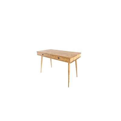 Ócrea Schreibtisch aus massivem Kiefernholz - 2 Schubladen - 100 x 50 Cm Image