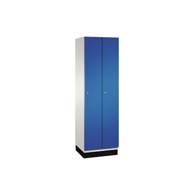 C+P Umkleidespind 4510020S10031 Sockel 2Abteile B600mm lgr/ebl Image