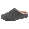 Pantoffel VERBENAS "Eagle Picos Pet", Herren, Gr. 40, grau (anthrazit), Filz, klassisch, Schuhe, Hausschuh, Clog, Wohlfühlschuh mit Label