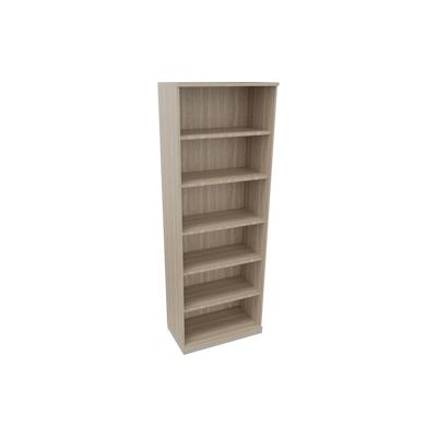 Soennecken Regal 6OH B800xT442xH2221mm Silberaluminium/Eiche Natur Image