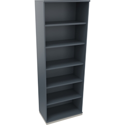 Soennecken Regal 6OH B800xT442xH2221mm Silberaluminium/Lavagrau Image