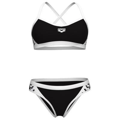 Arena - Women's Icons Bikini Cross Back Solid - Bikini Gr 36 schwarz Image