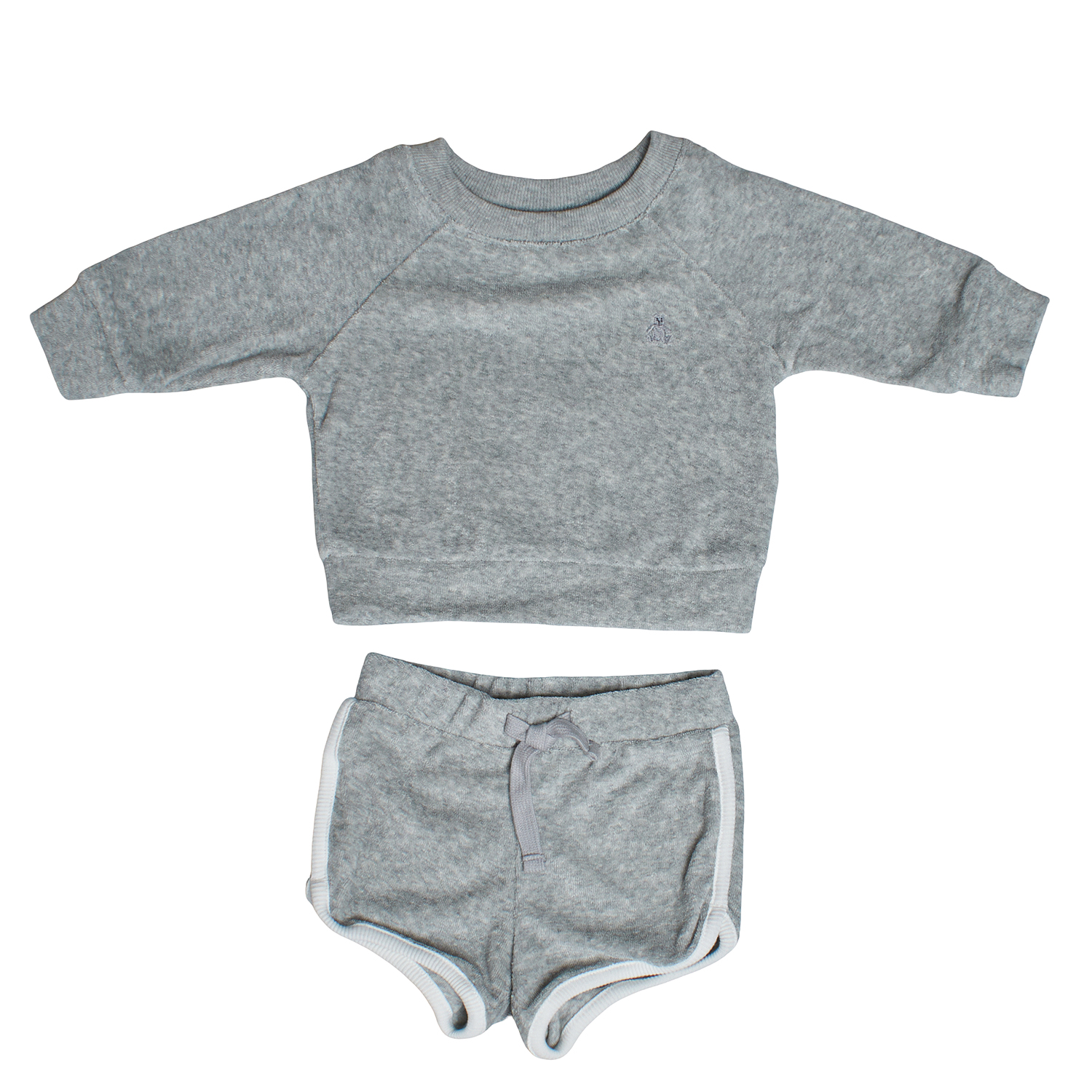 869467 Fleece-Sweatshirt und Shorts-Set für Baby-Jungen Image