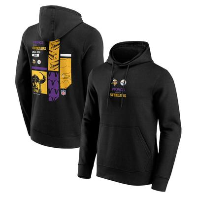 NFL Dublin Match Up Minnesota Vikings vs Pittsburgh Steelers Hoodie - Herren Image