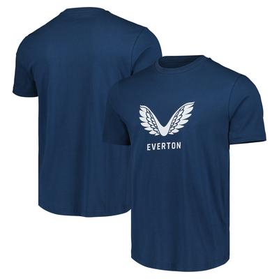 Everton Castore Trainer Presentation Logo T-Shirt - Marineblau Image