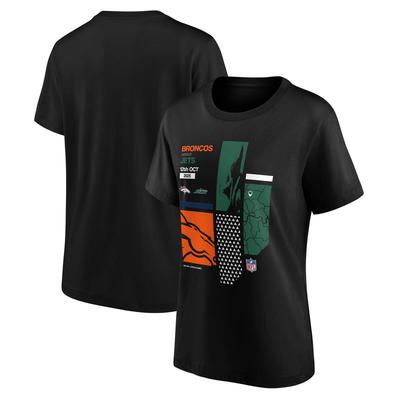 NFL London Tottenham Match Up Denver Broncos vs New York Jets T-Shirt - Damen Image