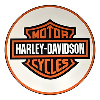 PERGL Harley Davidson Motorcycles 36-Inch Metal Sign