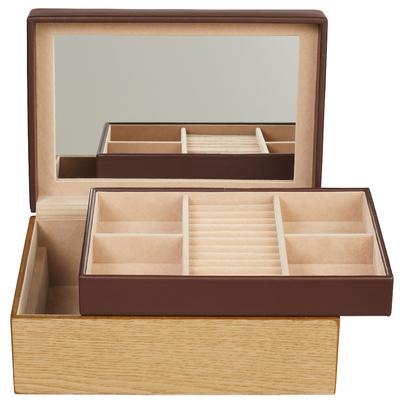 Windrose - Wood Schmuckkoffer 26 cm Körbe & Aufbewahrung 1 ct Braun Damen (158.99 € / 1 ct) Image