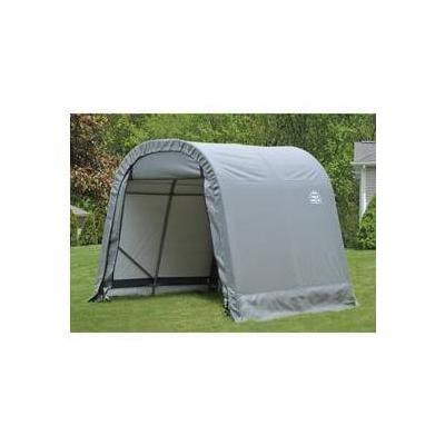 10 foot Round Style Shelter - Size/Color: 10 foot x 12 foot x 8 foot / Grey
