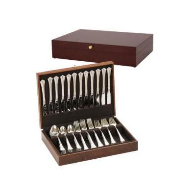 Reed & Barton Promotional Brown Silverware Chest with Brown Lining