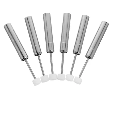 6Pcs 55-59n Soft Close Damper For Trash Can Lids - Hydraulic Quiet-Close Mechanism - Lid Support Hinge For Kitchen Wastebaskets