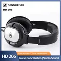 Nuovo Sennheiser HD 206 Auricolari cablati da 3,5 mm Nero Auricolari isolanti stereo per bassi profondi Auricolari sportivi da gioco per iPhone Android