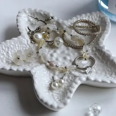 DIY Starfish Tray Silicone Mold Soap Dish Candlestick Jewelry Storage Tray Gift Making Concrete Cement Gypsum Silicone Mold