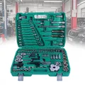 121 pz Set Completo Cassetta degli Attrezzi Multifunzionale Strumenti di Riparazione Auto Set Chiave A Cricchetto Strumenti di Riparazione Auto Con Combinazione di Riparazione Auto