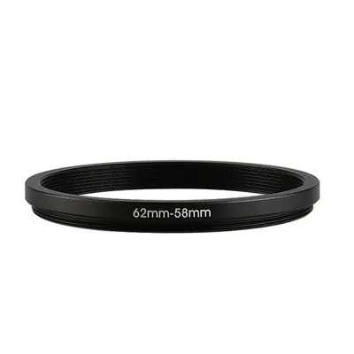 New Camera Lens Filter Metal Adapter Ring 62mm-58mm Step Down Ring Set 62 To 58 62-58mm 62-58 Filter Adapter Camera Adapter Ring