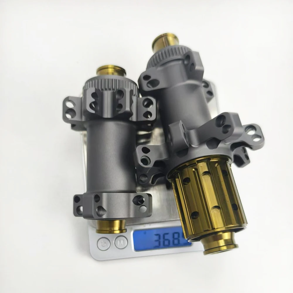 368 g 36T Ratsche Rennradnaben 24 Löcher 1:2 Scheibenbremse Kompatibler runder Kopf Carbon Speichen Straight Pull mit TPI-Lagern Image