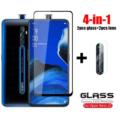 Glas auf Reno 2Z Gehärtetem Glas Für Oppo Reno2 Z 2Z LCD Telefon Screen Protector HD Volle Kleber Abdeckung Für oppo Reno 2Z Glas 6.53"