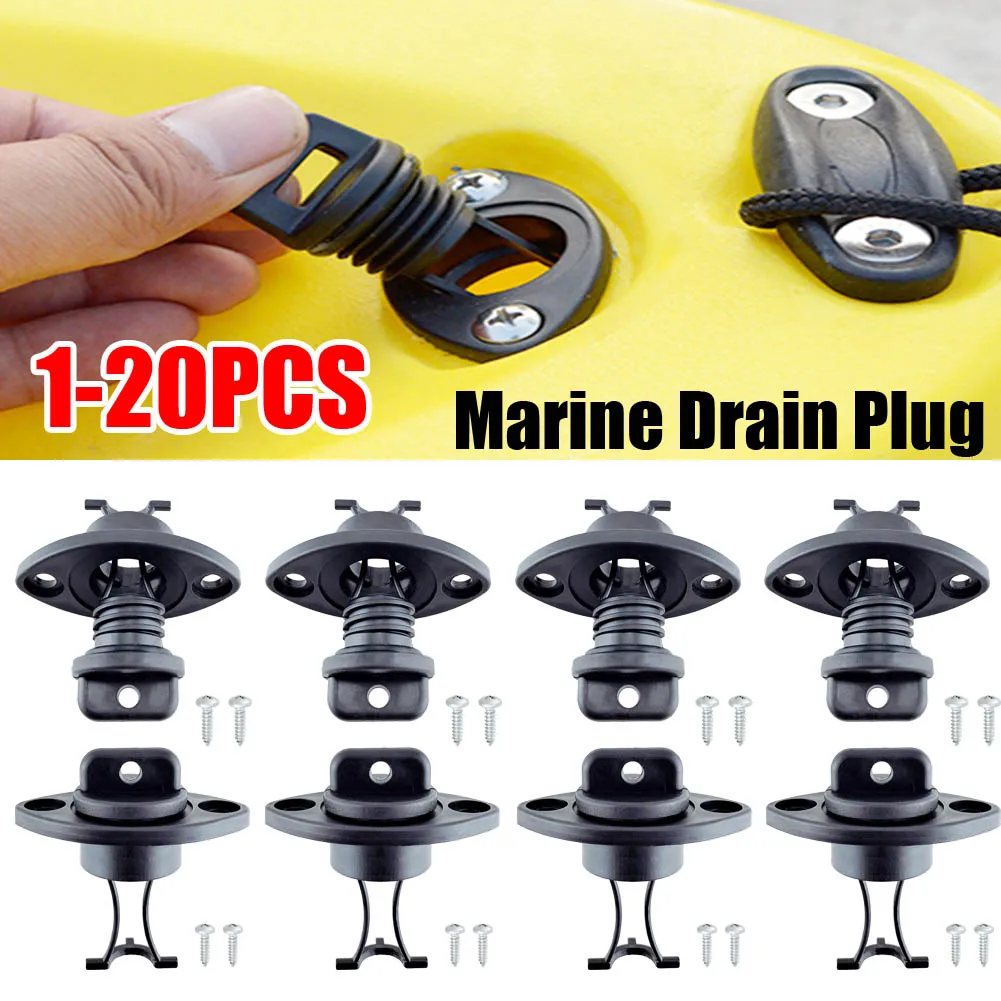 Universal 25mm 1'' Boot Marine Yacht Floß Ablauf Loch Bung Stecker Beiboot Kanu Boot Oval Ablauf Stecker Marine hardware Zubehör Image