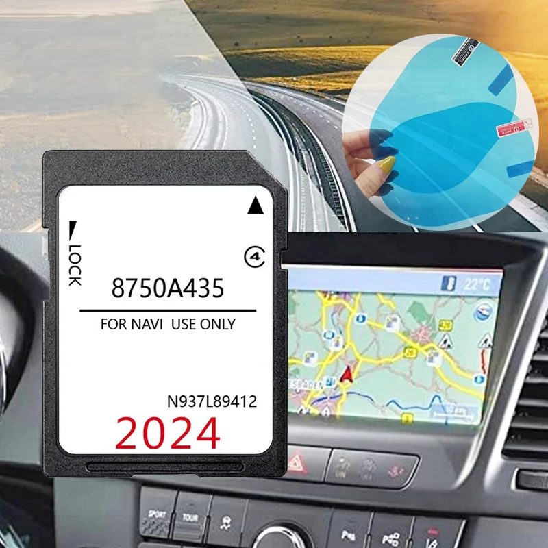 GPS 2024 UK Europa Karten 8750A435 SD-Karte C-11 NAVI Navigation für Citroen C4 Aircross 2011-2017 Fahrzeug Sat Nav 16 GB