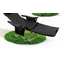 Sedia Campeggio con Poggiapiedi, 2 in 1 Sedia da Campeggio Portatile con Portabicchieri Borsa Frigo, Sdraio da Campeggio