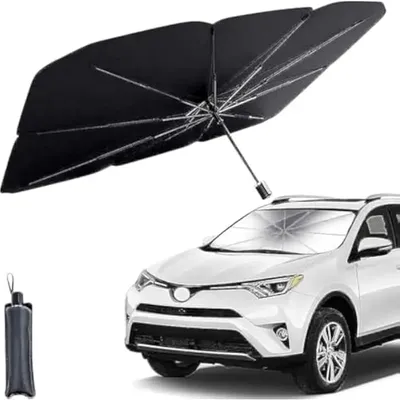 Car Shade Umbrella Front Windshield,Car Windshield Sun Shade,Folding Sunshade for Windshield,Summer Essential Interior Accessor
