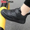 Kinder Turnschuhe Schuhe Mode Atmungsaktive Weiche Kind Outdoor Leder Schwarz Kinder Schuhe Sport Laufen Casual Walking Schuhe
