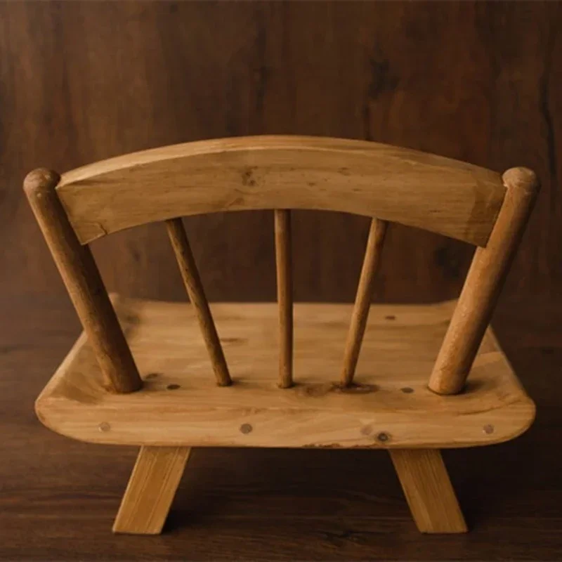 Neugeborenen Fotografie Requisiten Vintage Holz Stuhl Bett Baby Möbel für Infant Foto Schießen Fotografia Posiert Babys Zubehör