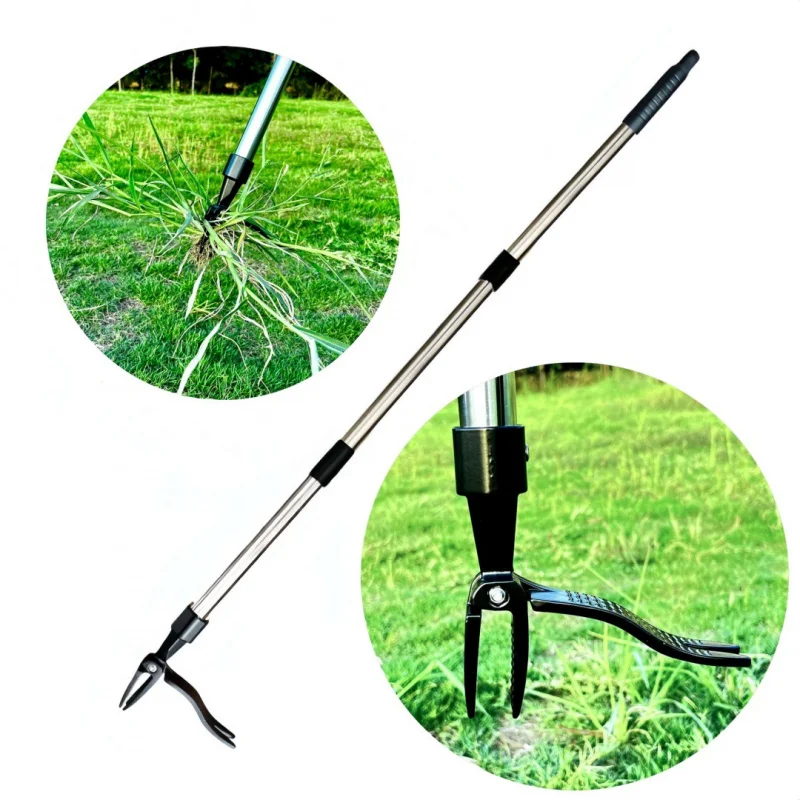 Estrattore manuale per erbacce in piedi, estrattore per erbacce, rimozione radice, estrattore per erbacce da giardino staccabile