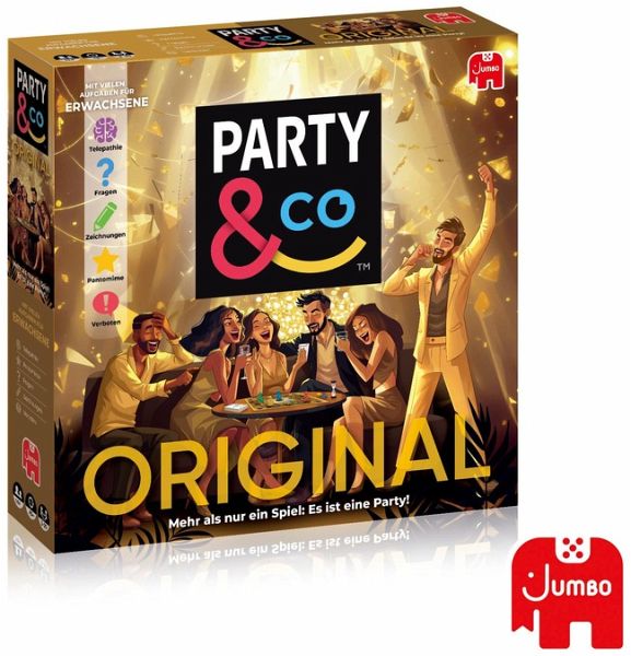 Jumbo 1110100304 - Party & Co. Original, Brettspiel, Partyspiel - Jumbo Spiele / Party & Co.