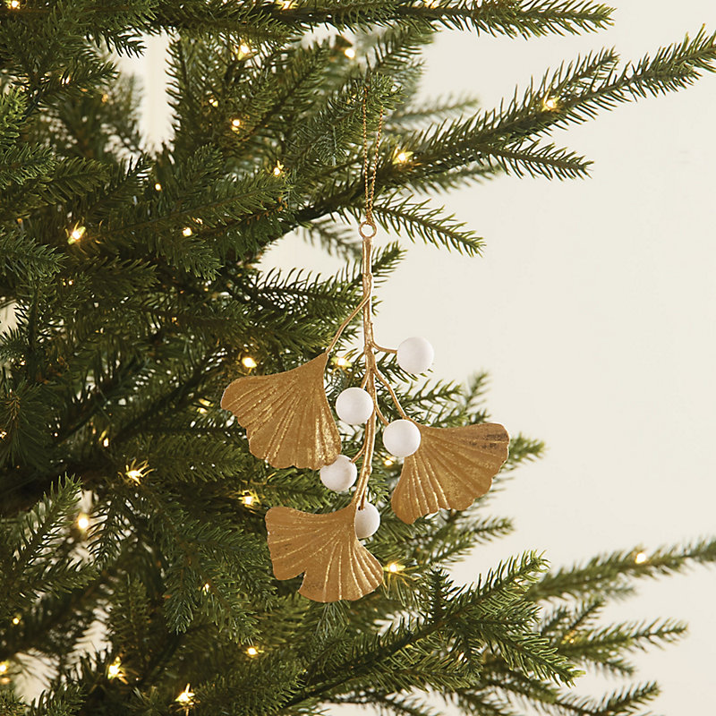 Ginkgo Leaf Ornament - Ballard Designs