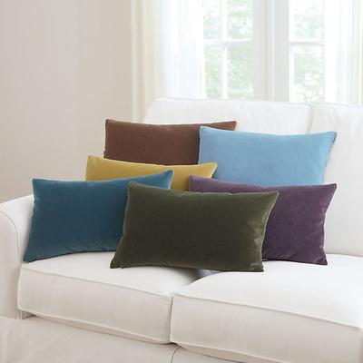 Queens Velvet Pillow Cover - Cadet 12