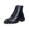 Schnürstiefelette GANT "Gant Stiefelette Lederimitat", Damen, Gr. 38, schwarz, Lederimitat, casual, Schuhe
