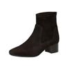 Stiefelette PETER KAISER "Peter Kaiser Stiefelette Leder", Damen, Gr. 37,5, schwarz, Leder, elegant, Schuhe