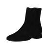 Stiefelette GABOR "Gabor Stiefelette Veloursleder", Damen, Gr. 40,5, schwarz, Veloursleder, elegant, Schuhe
