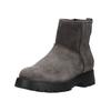 Stiefelette HÖGL "Högl Stiefelette Veloursleder", Damen, Gr. 38,5, grau (iron), Veloursleder, casual, Schuhe